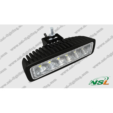 Barra de luz de trabajo LED Mini ATV de 18W, lámpara campo a través